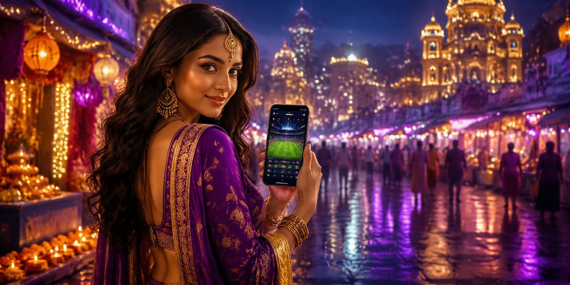 Mumbai Diwali themed seasonal VIP bonuses banner